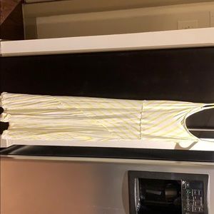 Yellow and cream maxi dress